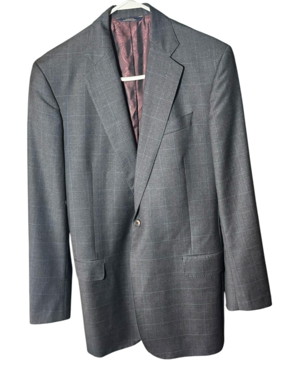 Brooks Brothers 1818 Regent Blazer 38R Wool Windowpane Made USA Union Made